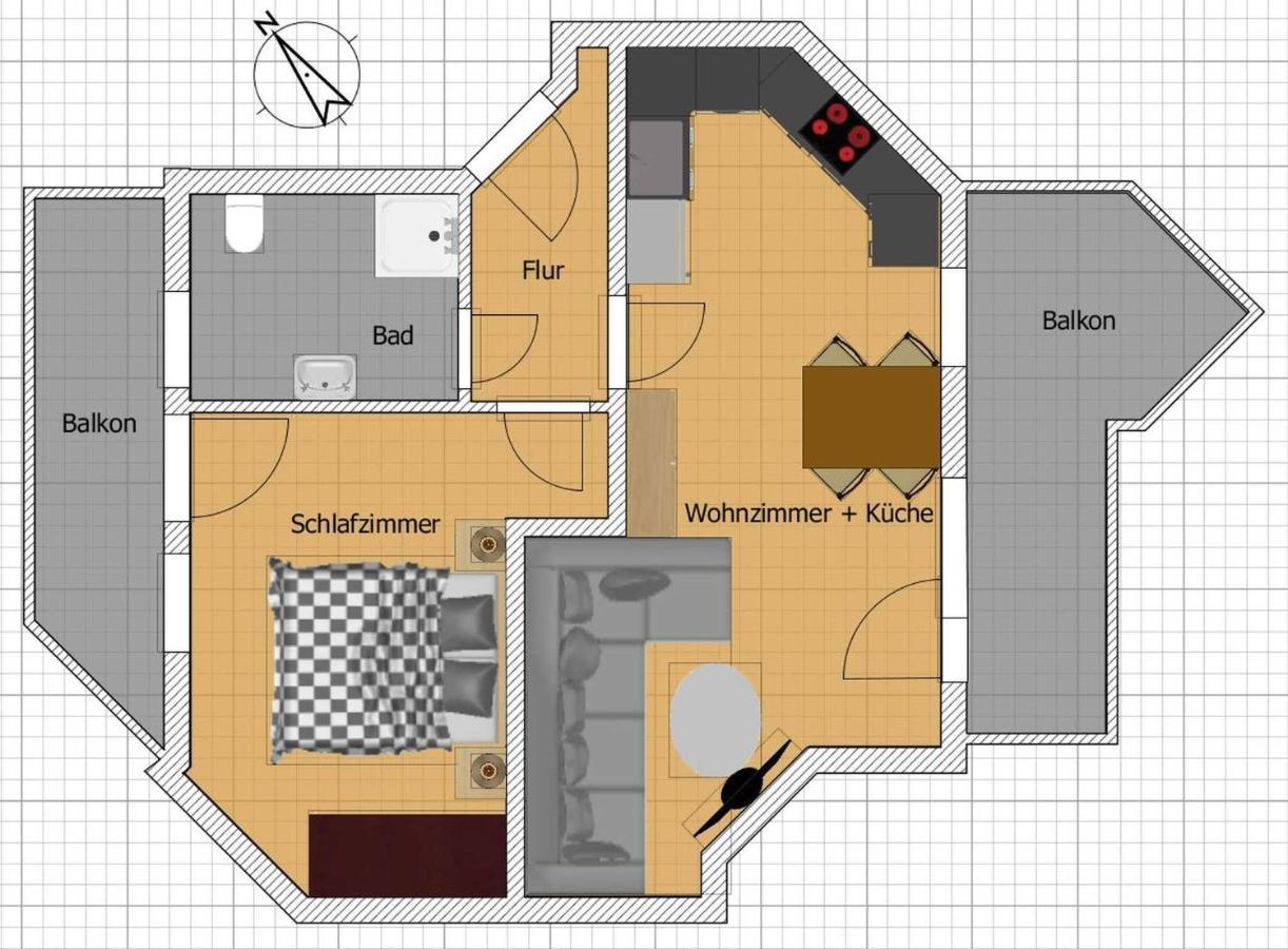 Duenenresidenz Bansin Lägenhet Heringsdorf  Exteriör bild